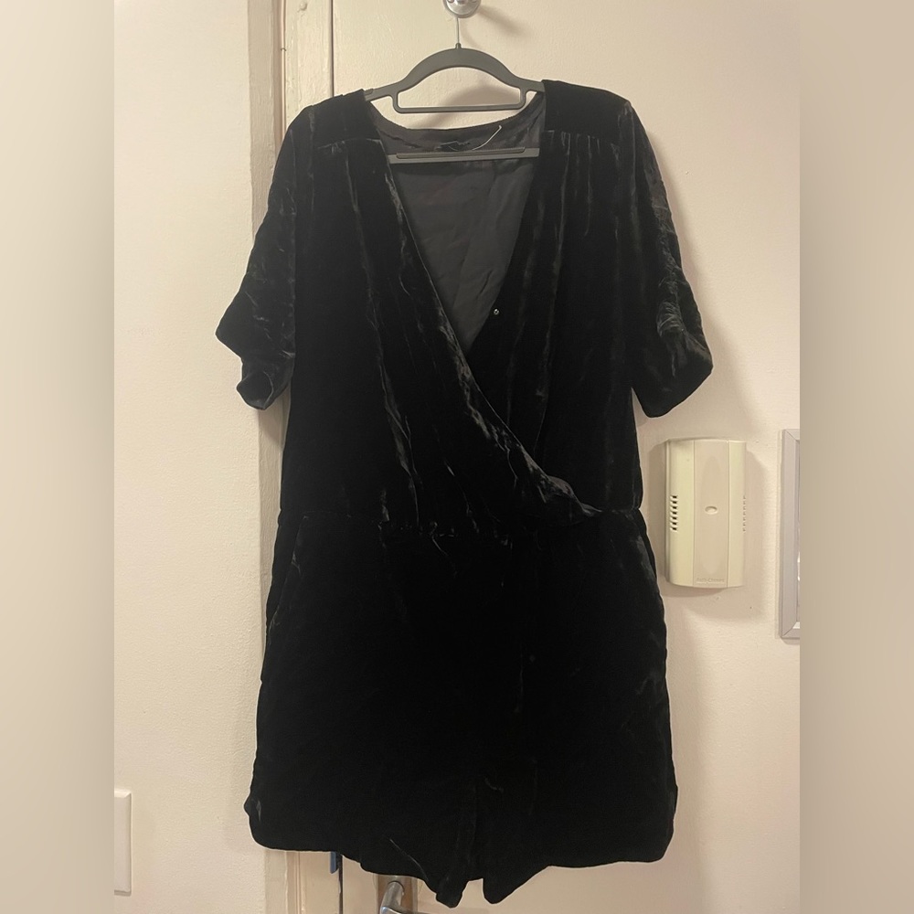 Black Velvet Ann Taylor Romper